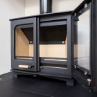 Ecosy+ Panoramic 9 Twin Door - Ecodesign - Slimline Wood Burning Stove (10kw Maximum Output) Ecosy+ Panoramic 9 Twin Door - Ecodesign - Slimline Wood Burning Stove (10kw Maximum Output)