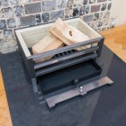 Venus 21" Cast Iron Dog Grate - Fire Grate - Fire Basket  (Wood/Coal)