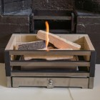 Venus 18" Cast Iron Dog Grate - Fire Grate - Fire Basket (Wood/Coal or Bio Option)