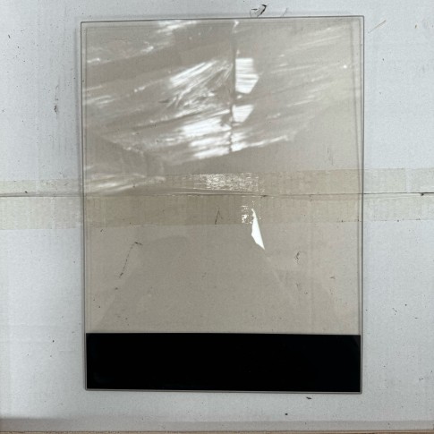 Replacement Schott Glass for Eco Design 5kw Curve with black strip