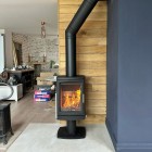 Ecosy+ 5kw Hampton Vista 500 Pedestal - Defra Approved - Woodburning Stove