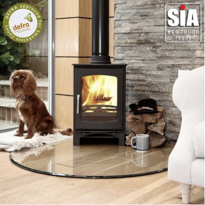 Ecosy+ Purefire Curve 5kw, Multi-Fuel, Eco Design Approved, Defra Approved Stove Ecosy+ Purefire Curve 5kw, Multi-Fuel, Eco Design Approved, Defra Approved Stove