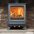 Elk Brass - Defra Approved - 5kw - Eco Design Approved - Woodburning / Multi-Fuel Stove Elk Brass - Defra Approved - 5kw - Eco Design Approved - Woodburning / Multi-Fuel Stove
