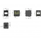 Ecosy+ Hampton 5 Double Sided, Defra Approved - Eco Design Approved - Wood Burning Stove 