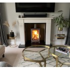DARK GREY - Ecosy+ Hampton Highline 5kw Defra Approved - Eco Design Approved   - Woodburning Stove 