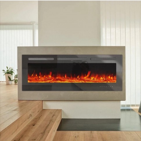" Last Few In Stock "  60"" SW-FIRE Insert or Wall Hung Options Designer Electric Fireplace