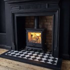 Ecosy+ Rock Landscape 5kw - Defra Approved -Eco Design Approved  - Multi-Fuel Stove - Cast Iron