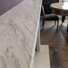 Chester 56" Cararra Marble Fireplace Surround / Mantel 