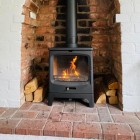 Ecosy+ Rock Midi - 5KW - Defra Approved - Eco Design Approved - Multi-fuel Stove - Cast Iron