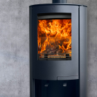 CYLINDRICAL - Ecosy+ Infinity V  - Defra Approved - 5kw - Eco Design Approved - Multi-Fuel  Stove 
