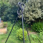 Kadai Wrought Iron Cooking Tripod For 70cm,80cm,90cm Bowls 