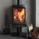 Ecosy+ 5kw Hampton Vista 500 Pedestal - Defra Approved - Woodburning Stove