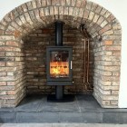 Ecosy+ 5kw Hampton Vista 500 Pedestal - Defra Approved - Woodburning Stove
