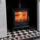 Ecosy+ Rock Landscape 5kw - Defra Approved -Eco Design Approved  - Multi-Fuel Stove - Cast Iron