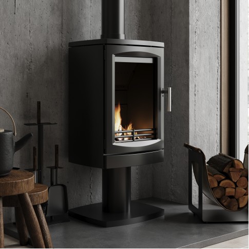 Ecosy+ Hampton Vista 500 "Pedestal" Pure Bio Stove 