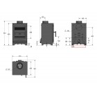Ecosy+ Newburn 5 - 5kw - Defra Approved -  Eco Design Approved - Multi-Fuel - Stove - 5 Year Guarantee 