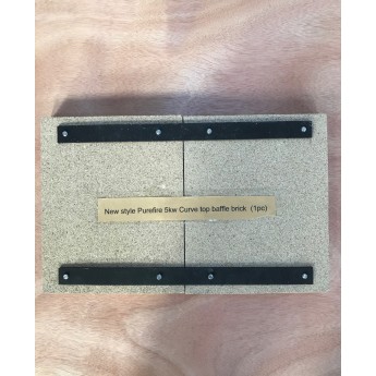 Replacement Baffle Brick - Purefire 5kw CURVE/Ottawa 5kw stove ( Old Version )