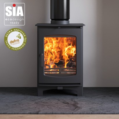 Ecosy+ Ottawa 5 Eco Deluxe, Defra Approved -  Eco Design Approved  - 5kw Wood Burning Stove