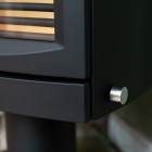 Ecosy+ 5kw Hampton Vista 500 Pedestal - Defra Approved - Woodburning Stove