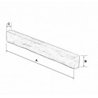 EasyBeam / Non Combustible 48" Light Oak Beam