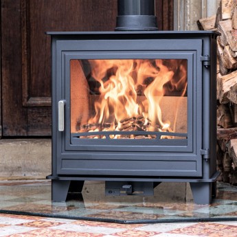 Ecosy+ Panoramic  Traditional  (Multi-Fuel) - 5-7kw Stove - Defra Approved, Ecodesign