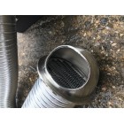 External / Direct Air Kit For Wood Burning Stoves - 1500mm Long - 120mm/5" diameter 