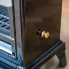 Black Enamel - Ecosy Rock Landscape 5kw | Defra Approved | Ecodesign Multi-Fuel  Wood Burner
