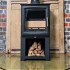 Ecosy+ Hampton 5 Defra Approved With Stand -  Eco Design Approved  - 5kw Wood Burning Stove