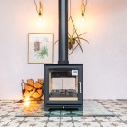 Ecosy+ Hampton 6.4 Double Sided -  Defra Approved - Eco Design Approved - Wood Burning Stove 