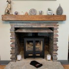 Ecosy+ Panoramic Twin Door - Defra Approved - 5kw - Eco Design Ready - Woodburning Stove