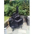 Green Machine - Stainless Steel Pizza Oven - With Stand, Side Shelves And Stone Base