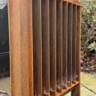 Ecosy+ V2  - Corten Steel Outdoor Woodburning Stove 