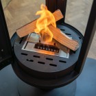 Leo Cylindrical 360 (Pedestal) Pure Bio Stove