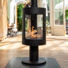 Leo Cylindrical 360 (Pedestal) Pure Bio Stove