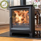 Ecosy+ Hampton 6.4 Double Sided, MULTI-FUEL Defra Approved, Eco Design Approved, Stove 