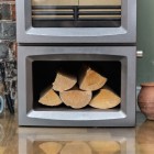 BURNT GREY -  Ecosy+ 5kw Hampton Vista 500 - Defra Approved - 5kw - Eco Design Ready - Woodburning Stove