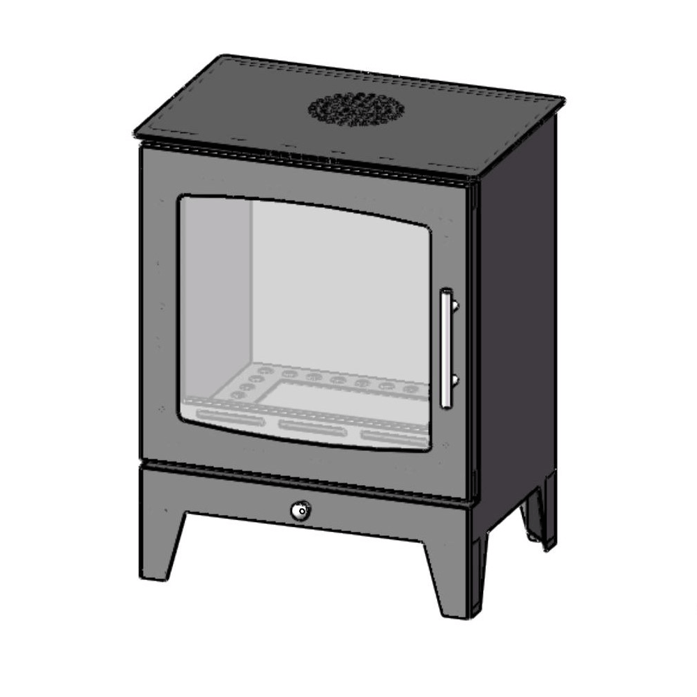 Leo V Pure Bio Stove diagram