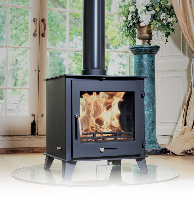 Double Sided Wood Burning Multi-Fuel Stoves